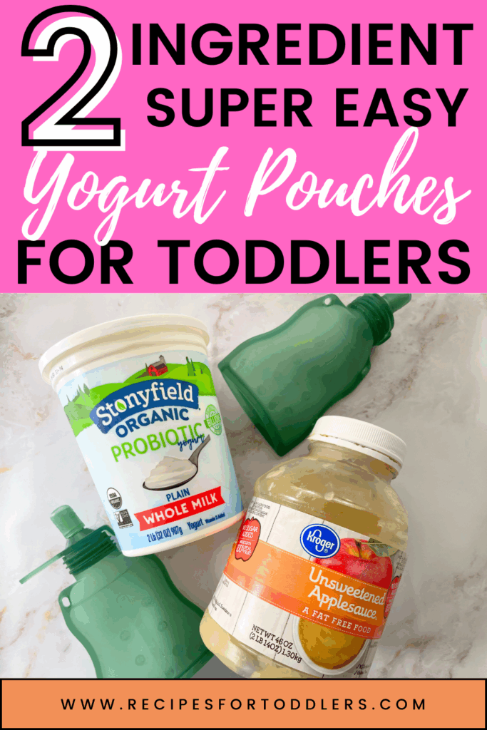 yogurt pouches for babies and toddlers | snacks for babies | breakfast for toddlers | on the go snacks for toddlers